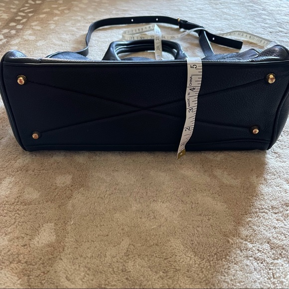 Marc Jacobs Black Leather Empire City Leather Structured Top Handle Tote Bag - Picture 10 of 16